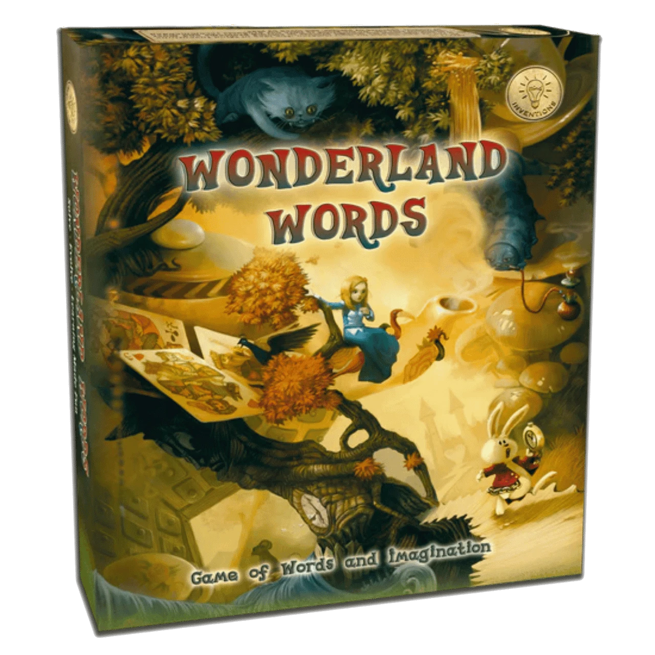 Кутията на американското издание Wonderland Words